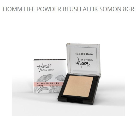 HOMM BİTKİSEL HOMM LIFE POWDER BLUSH ALLIK SOMON 8GR – Homm Life ...